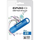 Флеш-накопитель USB  16GB  Exployd  570  синий
